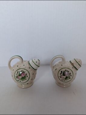 Vintage MCM Hand Painted Japan Salt & Pepper Shakers